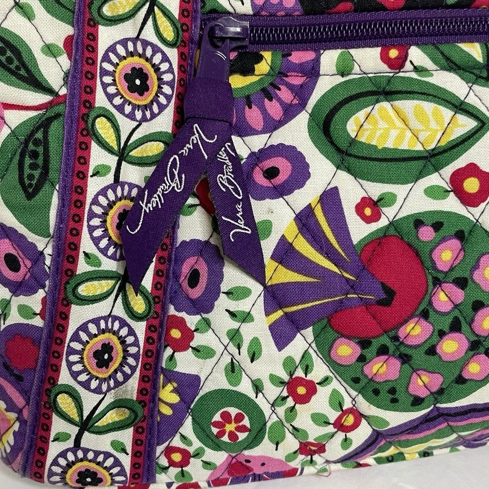 Vera Bradley Hipster Crossbody Bag Viva la Vera Pattern Purse Satchel Shoulder